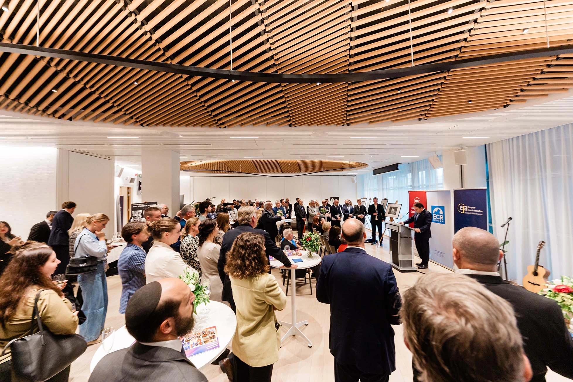 Audience gathered in the Members' Salon at the European Parliament