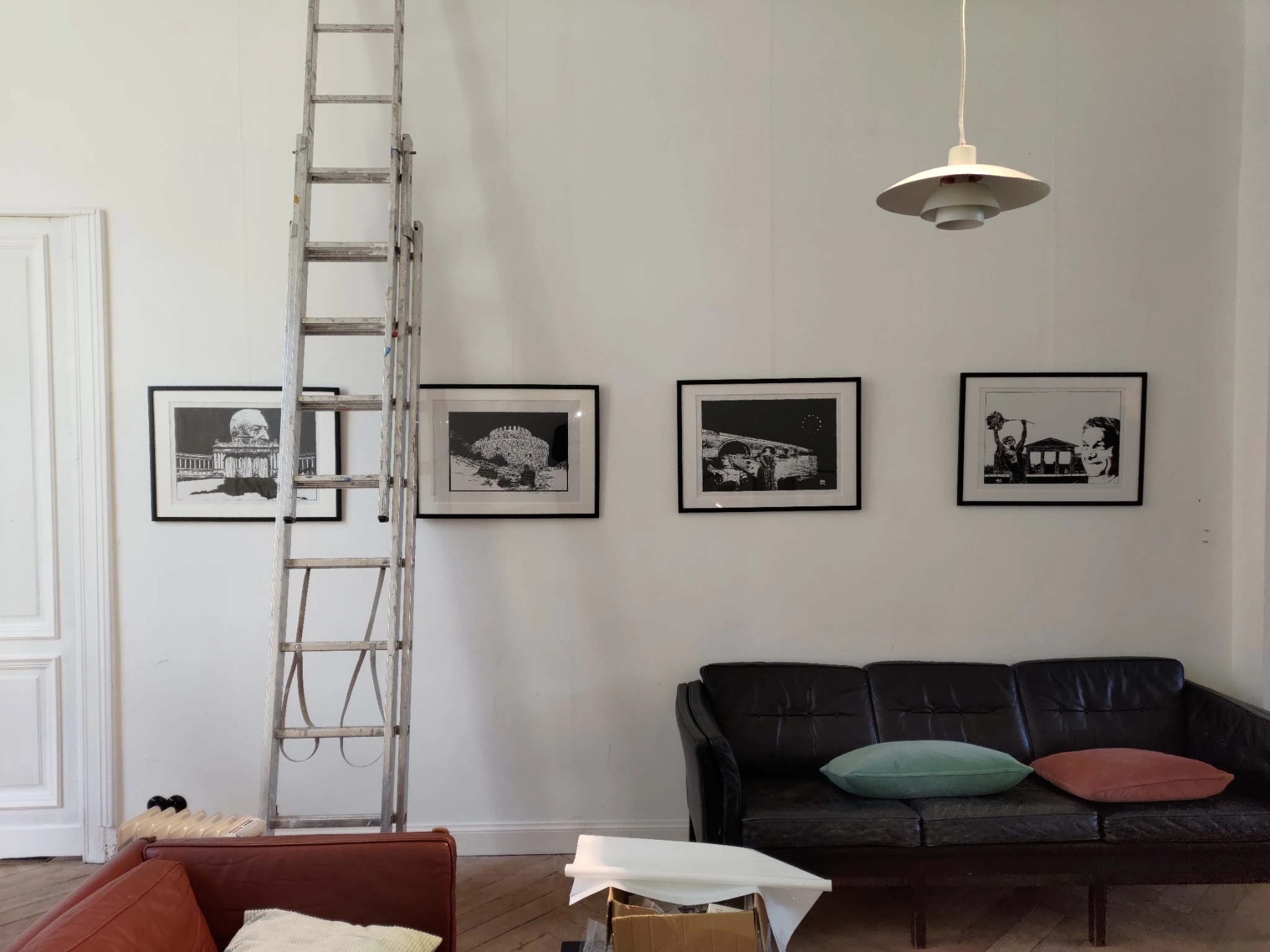 Installing works at Full Circle