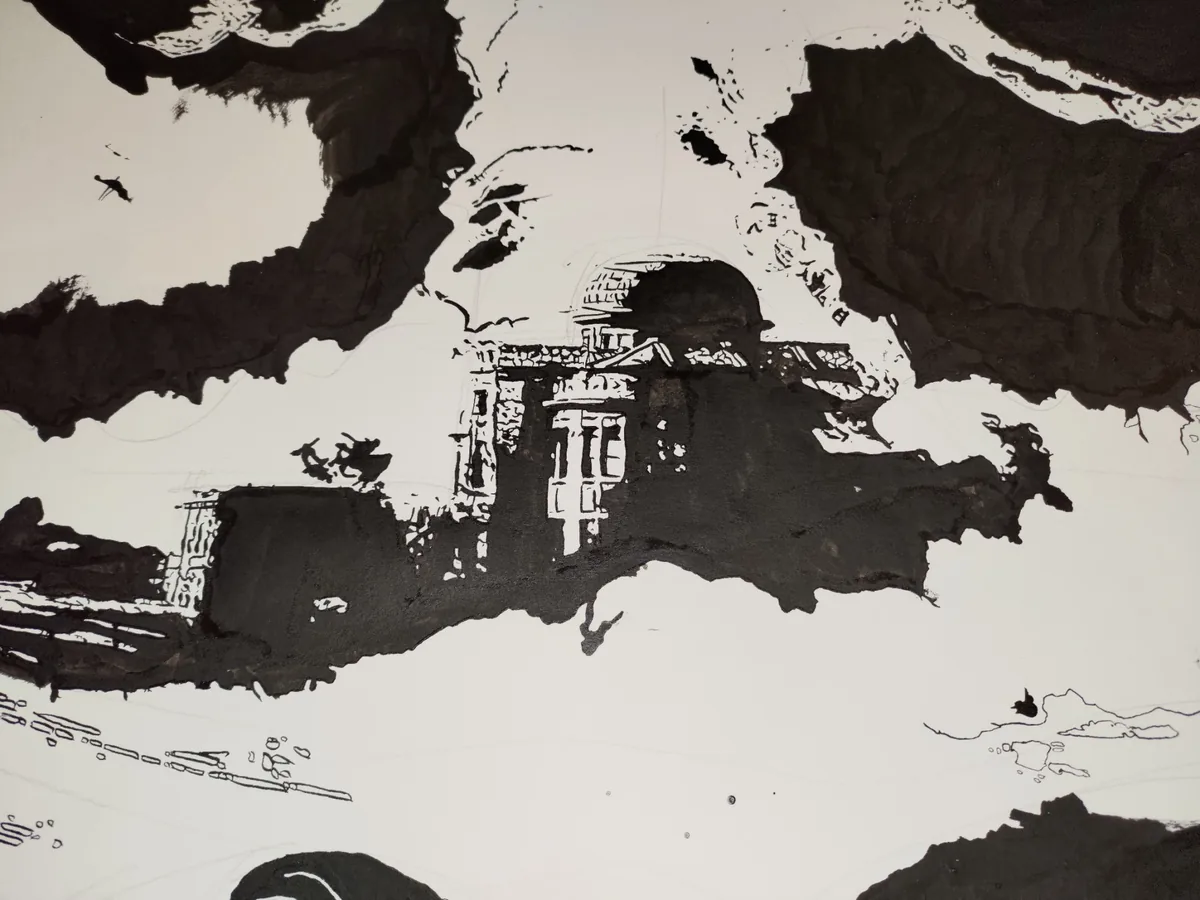 A-bomb Dome in progress