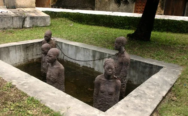 Memorial to enslaved people in Zanzibar