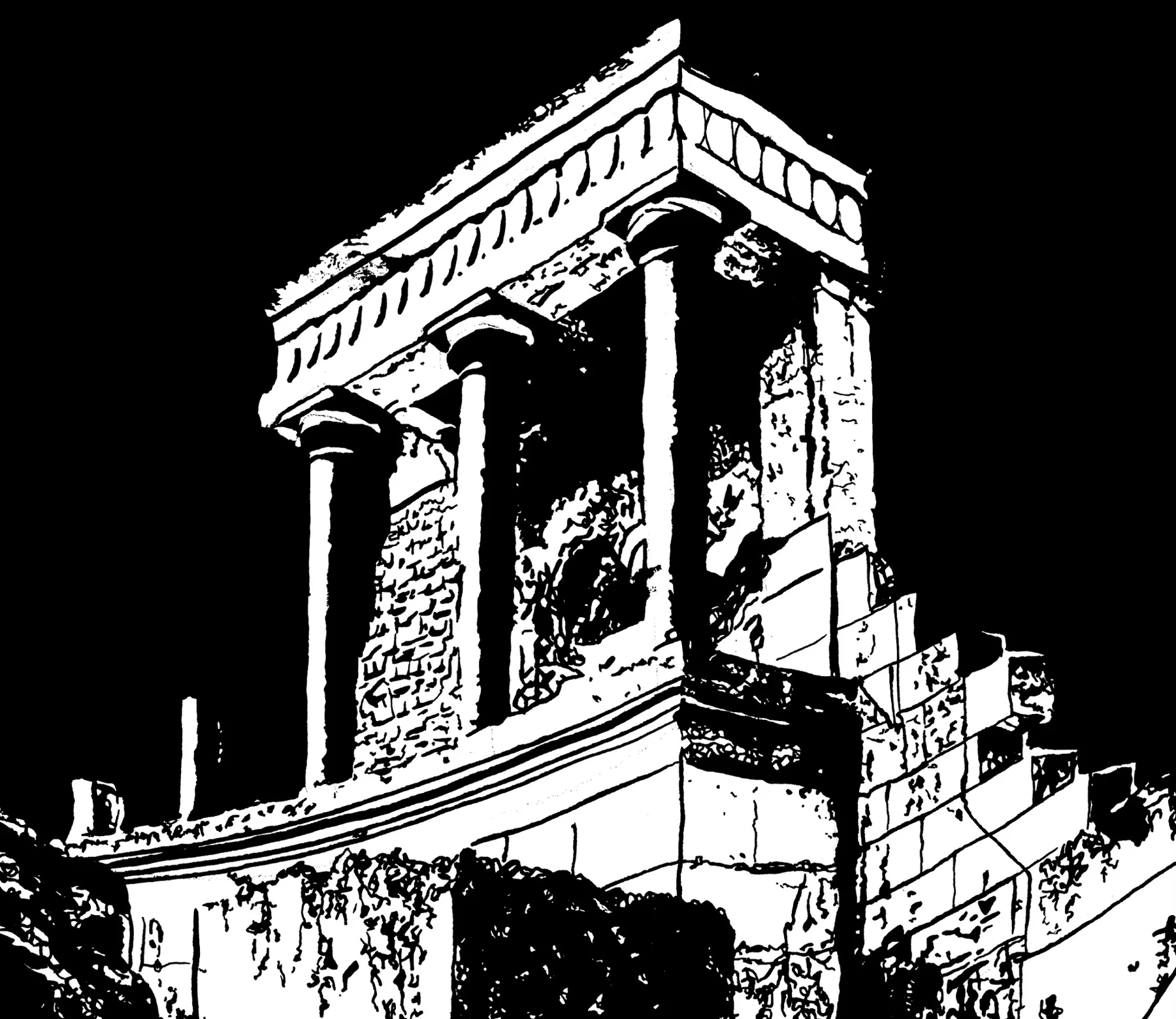 Detail of reconstructed Knossos in Mystified