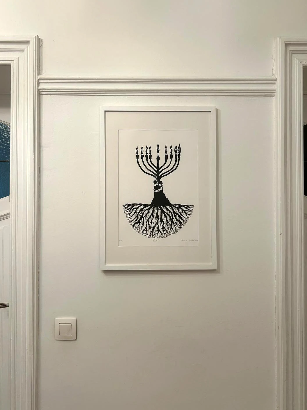 Framed Brothers lithograph